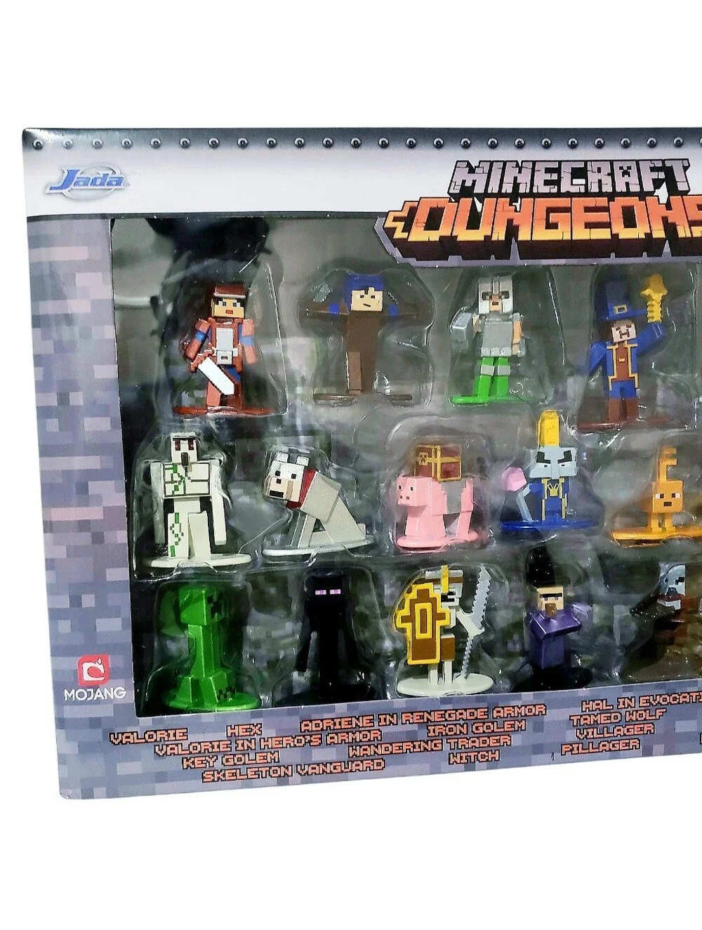 Minecraft Dungeons Die-Cast Nano Metalfigs 20-Pack Wave 4 Jada Toys Model #30770